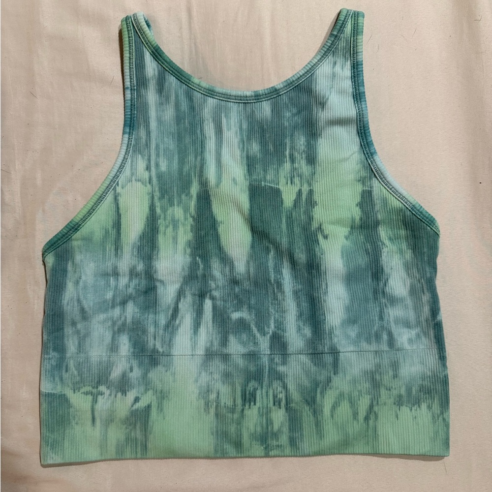 Athleta Aurora Tie-Dye High Neck Tank Top